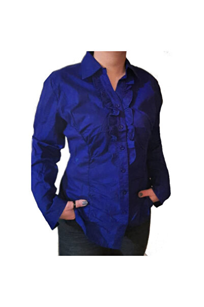 River Flower Cămașă RF C095, bleumarin,