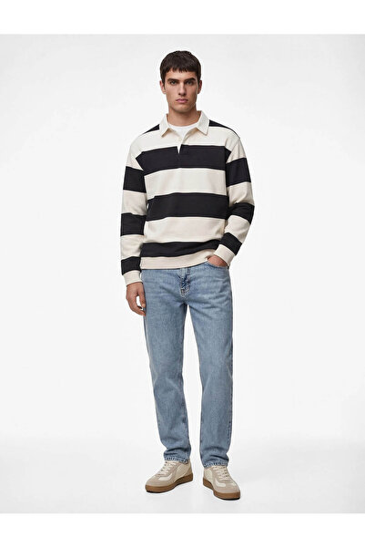 Koton Tapered Joe Açık Mavi Erkek Jean Pantolon 6SAM40028ND