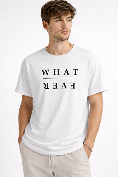 ArtYus What |   Ever Printed Cotton Relaxed Fit Round Neck Unisex T-Shirt