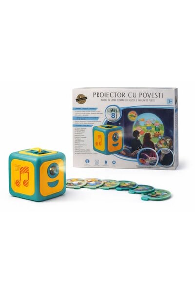 OEM Proiector de povești pentru copii, cu narațiune în limba romană, muzică ș...