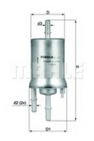 Mahle Original Filtru de combustibil KL 572