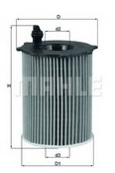 Mahle Original Маслен филтър OX 171/2D1