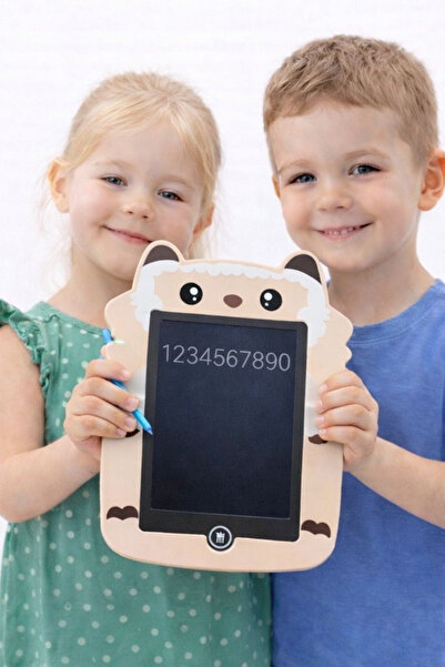 WAPPA Figürlü Lcd Çizim Tableti Sevimli Hayvan Figür Çocuk Lcd Çizim Tahtası ...