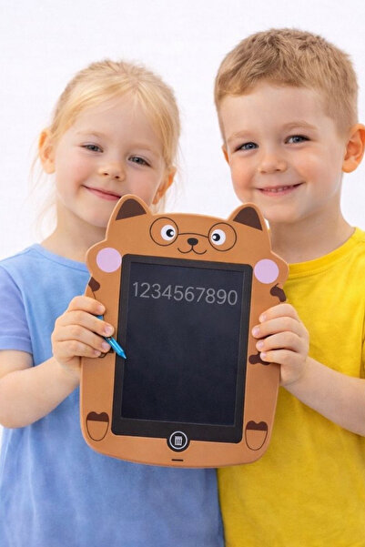 WAPPA Figürlü Lcd Çizim Tableti Sevimli Hayvan Figür Çocuk Lcd Çizim Tahtası ...