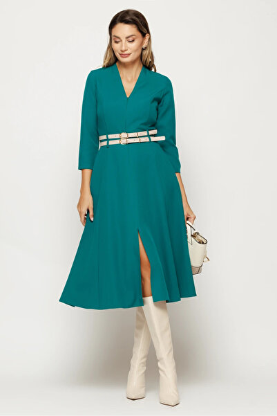 Ejolie Adara green dress