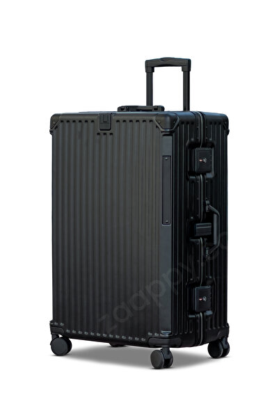 ZAAPPY Aluminum Frame Hard Shell 28 Inch (30-35kg) Luggage, Bottle Holder & T...