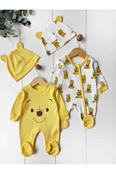 Panfilia %100 Pamuk Erkek Bebek Uzun Kollu Mevsimlik İkili Tulum