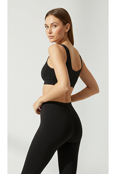 YPC TEKSTİL Women's Modal Cotton Long Leggings (Black)