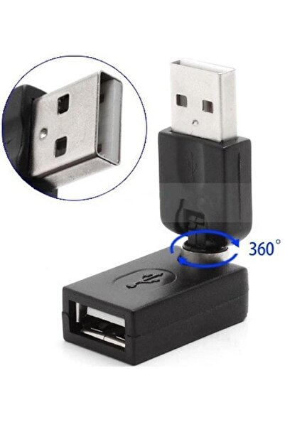 Temiz Pazar 5264 Usb To Dişi Erkek 360 Derece Dönebilen Çevirici Dönüştürücü ...