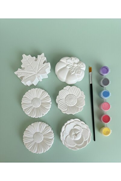 BalibeeCandle Taş Boyama Seti – 6 Figürlü Boyama Kiti | Çocuk & Yetişkin Hobi