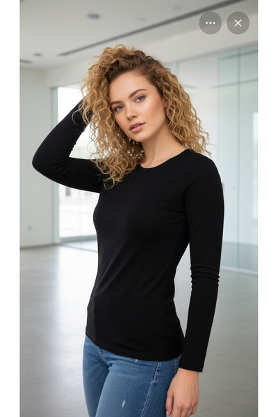 Albak İç Giyim بدلة ألباك النسائية ذات الأكمام الطويلة باللون الأبيض