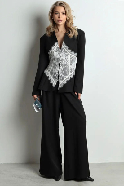 Krem Sarah Suit (Pants + Jacket)