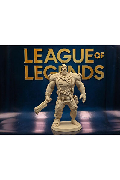 Genel Markalar - Dr Mundo Büst - League of Legends Figür - Masaüstü Dekor - B...