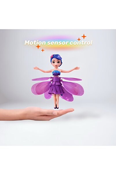 Universul Jucăriilor Flying Doll with Motion Sensor, Light-Up Wings, Recharge...