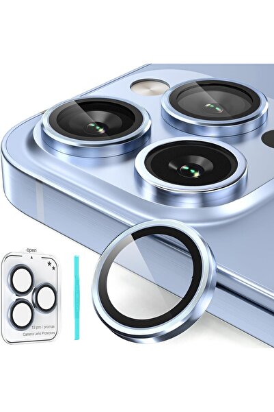 Generic Camera Mobile Lens Protector for iPhone 13 pro max, BLUE