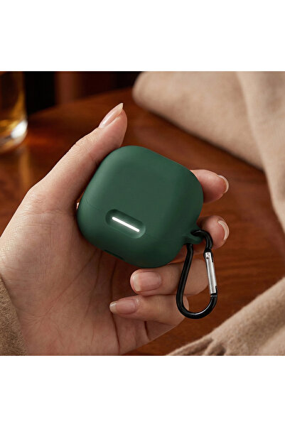 CaseOnn Ank3R Soundcore Liberty 4 Nc Case with Strap Attachment Matte Silicon...