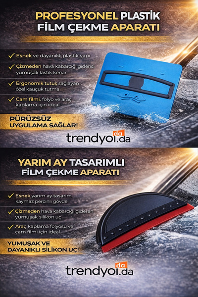 LOACANDLECO أداة سحب الأفلام البلاستيكية الاحترافية باللون الأزرق، أداة سحب ا...