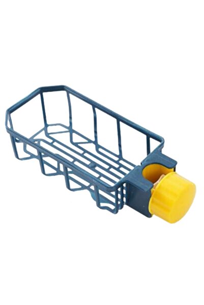 BY NEVSER ®   حامل إسفنجة بلاستيكي بحافة الصنبور، حامل صابون، منظم مطبخ، منظم...