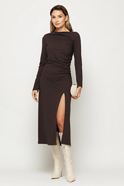 Ejolie Mirelle brown dress