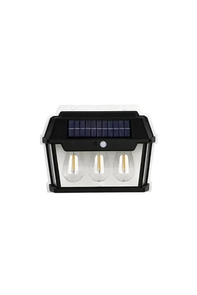 OEM Lampă de perete solară LED cu 3 becuri și senzor de mișcare Andowl Q D 1640