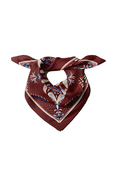 Sultan İpek Shawl Patterned Scarf / Bandana 70X70Cm