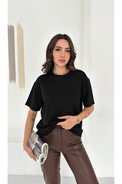 jöns since 1997 Women's Crew Neck Stoned Basic T-Shirt