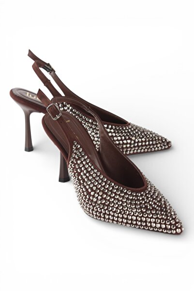 luuq shoes Pantofi cu toc pentru femei QUIERA Silver Stone