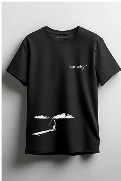 Merch&ice Пингвин, но защо? Печатна унисекс тениска