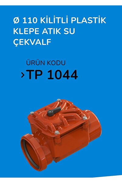 Torun Ø110 Ana Kolon Serisi Kilitli Çekvalf – Paslanmaz Çelik İç Mekanizma – ...