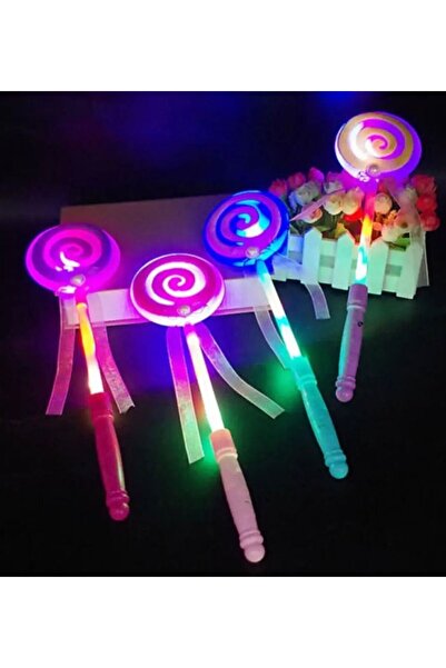 Generic MAGIC VAULT Light up LED wand, 4 Pack Colorful Lollipop shape Toys