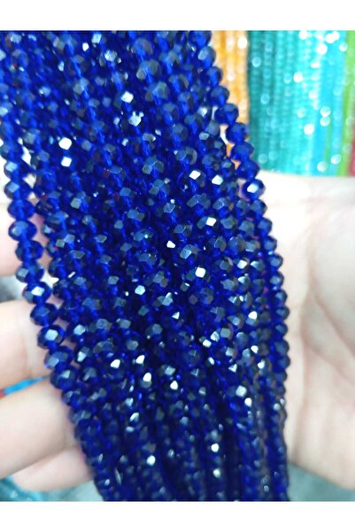 Ralp Moda خرز كريستال زجاجي 6 مم 20 خيطًا MIDNIGHT