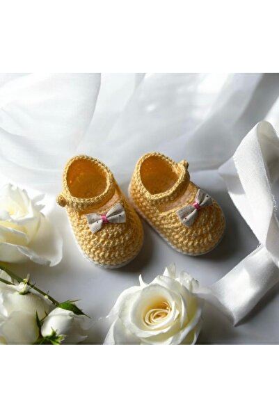 nimetabla 0-3 Months Hand Knitted Baby Booties