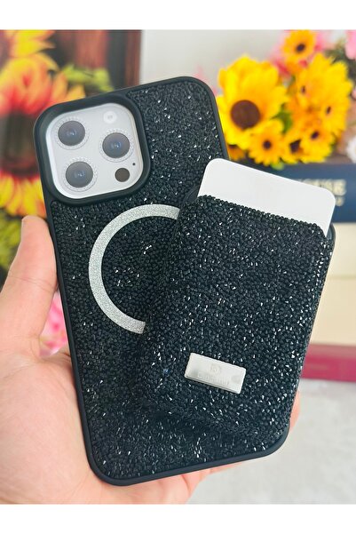 CaseHub (2’si 1 ARADA) iPhone 15 Pro Max Kılıf Magsafe Uyumlu Cüzdanlı Kartlı...