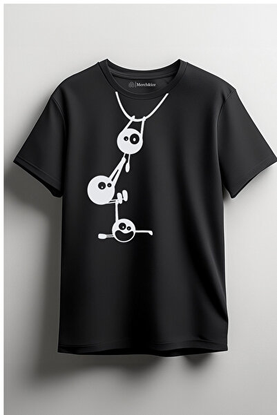 Merch&ice تي شيرت ديلي توبالز مطبوع للجنسين