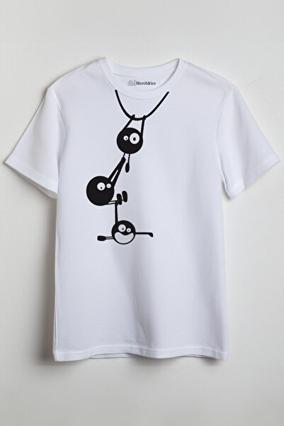 Merch&ice تي شيرت ديلي توبالز مطبوع للجنسين