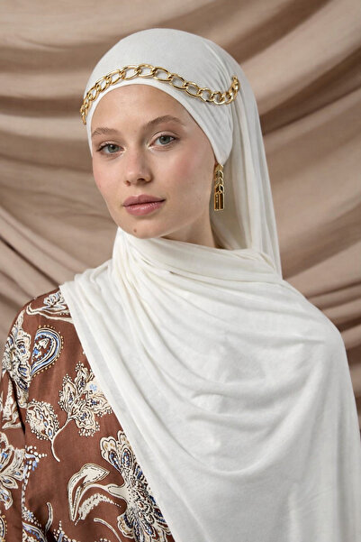 MİNELEŞARP34 Minel Шарф з переднім швом з трикотажу – не ковзаючий, м'який, 9...