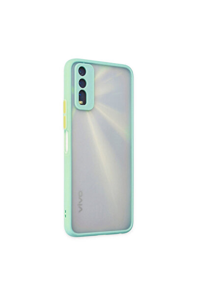 cepmoda غطاء هاتف من السيليكون غير اللامع من VIVO "Y11S / Y20" - غطاء شفاف بل...