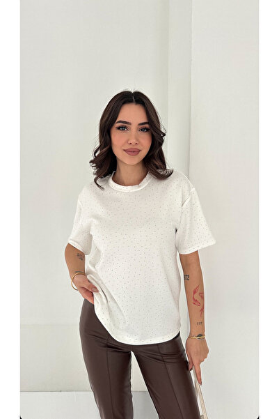 jöns since 1997 Women's Crew Neck Stoned Basic T-Shirt