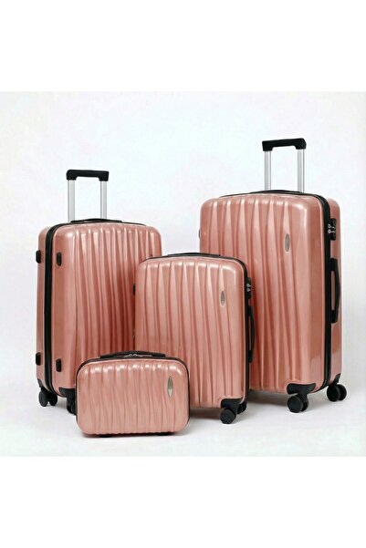 Flieger Luggage 4pcs Luggage, ABS Suitcase,Spinner Wheels,Lightweight And Stu...