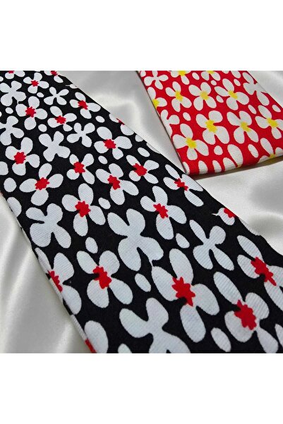diclecollection 2-Pack Floral Pattern Hair Bandanas Yoga Headband / Hair Clip