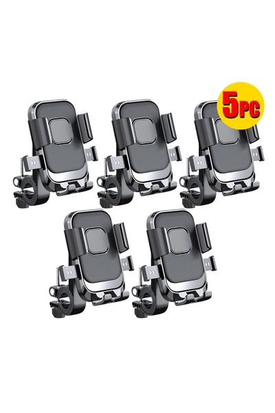 BUYMART حامل هاتف محمول للدراجة قابل للدوران 360 درجة، 5 قطع - الأكثر مبيعًا