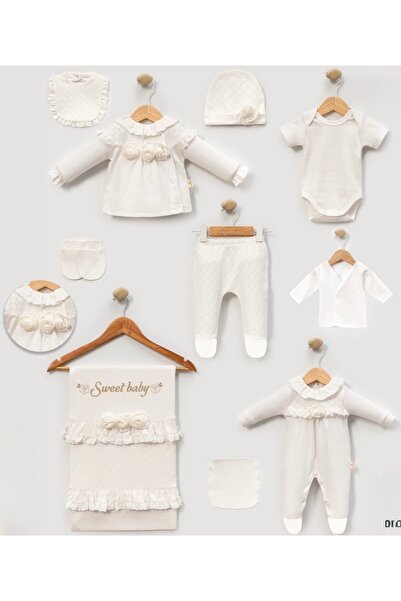 Cherub Baby طقم ملابس للأطفال حديثي الولادة من ميرا إليجانس بتصميم زهور، 10 ق...