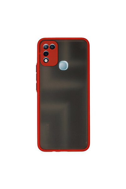 cepmoda حافظة بتصميم فاخر شفافة غير لامعة/مثلجة ذات حواف ملونة من إنفينيكس "ه...