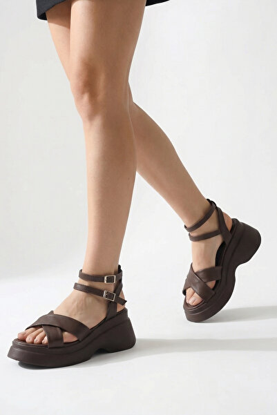 Riccon Women's Sandals 0012918 Brown