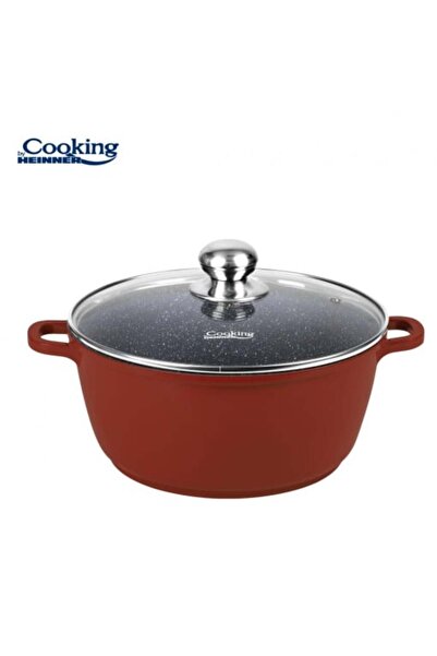 Heinner ALUMINUM SEMIOALA+LID 30X13.5CM, 8L, CALABRIA; COOKING BY