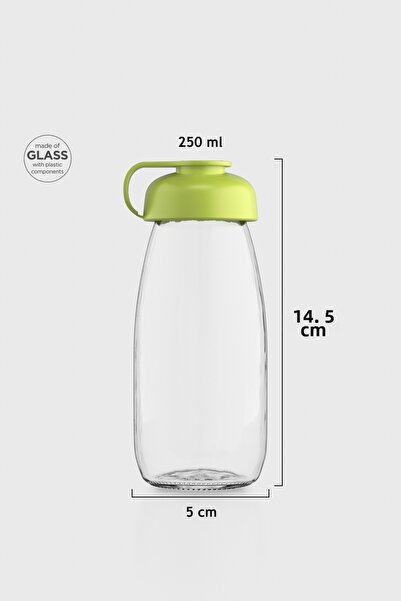 Renga ميلكي كيدز 250 مل زجاجة زجاجية 181011 أخضر