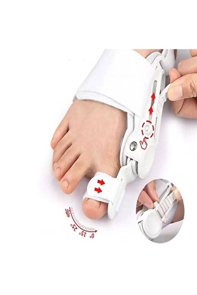 Greathings جهاز تصحيح عظام إصبع القدم قابل للتعديل - جهاز هالوكس فالجوس (بوني)