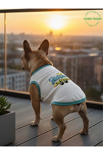 Gobo Walking Charisma Patterned Cat and Dog Outfit–Cute Pet T-Shirt Dress, Di...