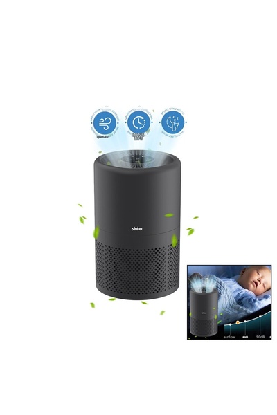 Greathings SİNBO SAP-5507 (GRI) PURIFICATOR DE AER (VENTILATOR AUTOMAT) (FILT...