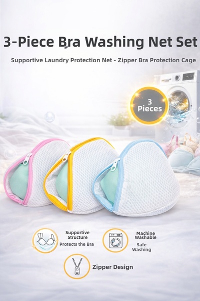 MorBebe 3 τεμάχια Lüx Air Σουτιέν Δίχτυ Πλυσίματος Εσωρούχων (Εξαιρετικά Απαλ...